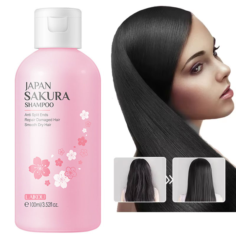 Hair Care Organic - LAIKOU japon Sakura shampooing réparation cheveux