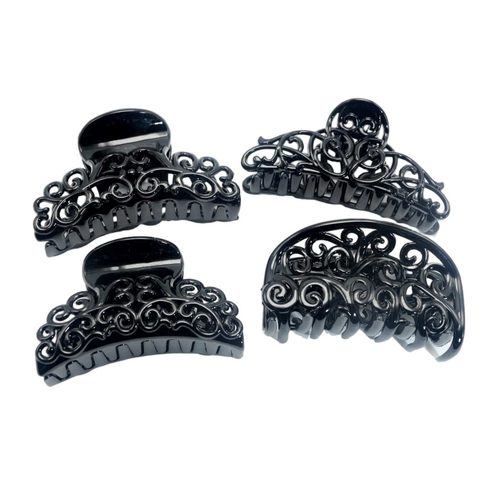 Hair Clip Claw Large - Lot de 4 pinces à cheveux