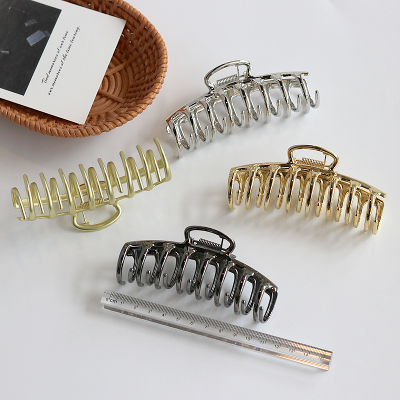 Hair Clip Claw Large - Grande pince à cheveux en métal,