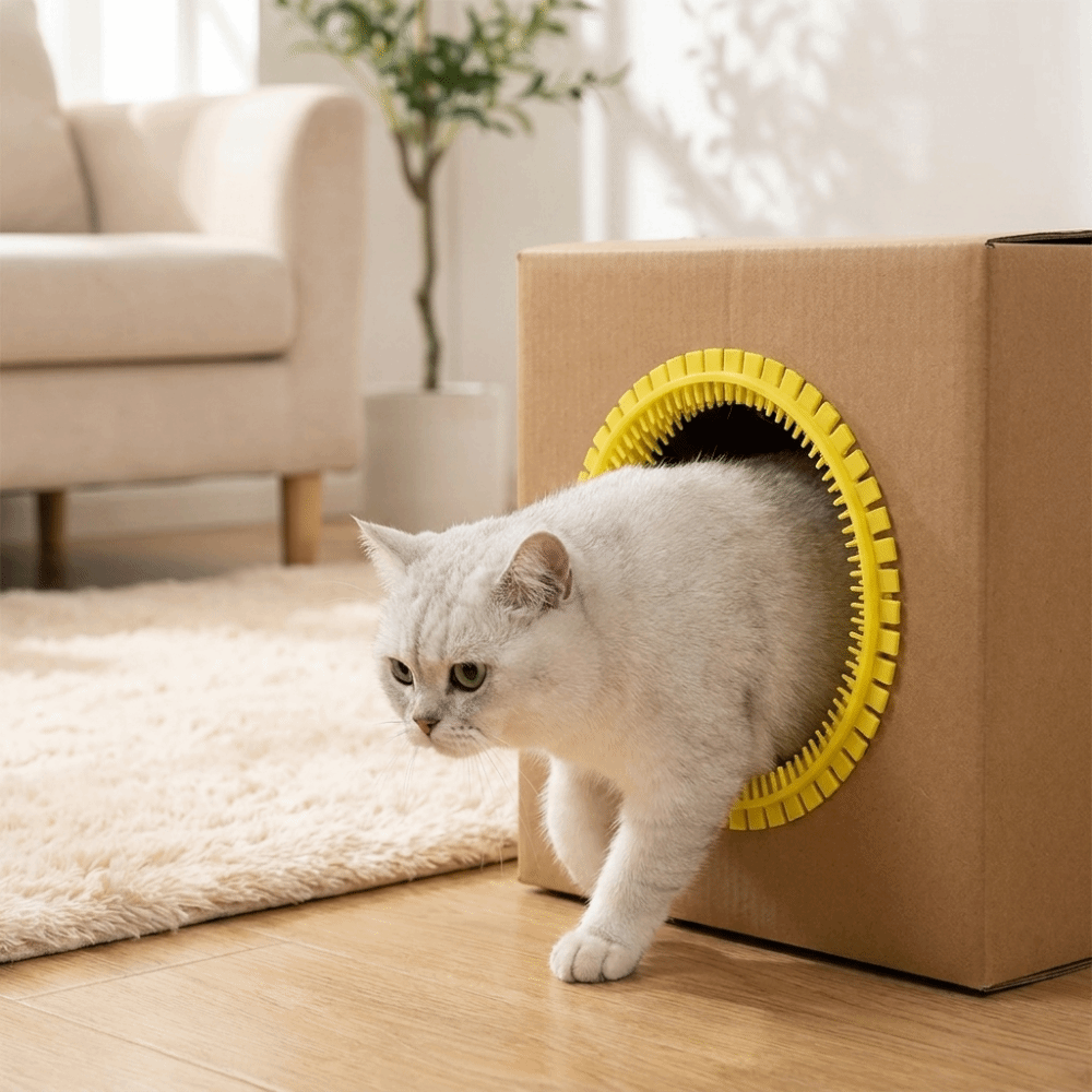 House Hair Care - Tunnel de toilettage pour chat en