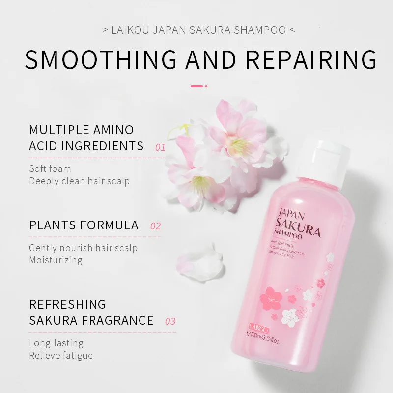 LAIKOU japon Sakura shampooing - Hair Care Organic avis et prix