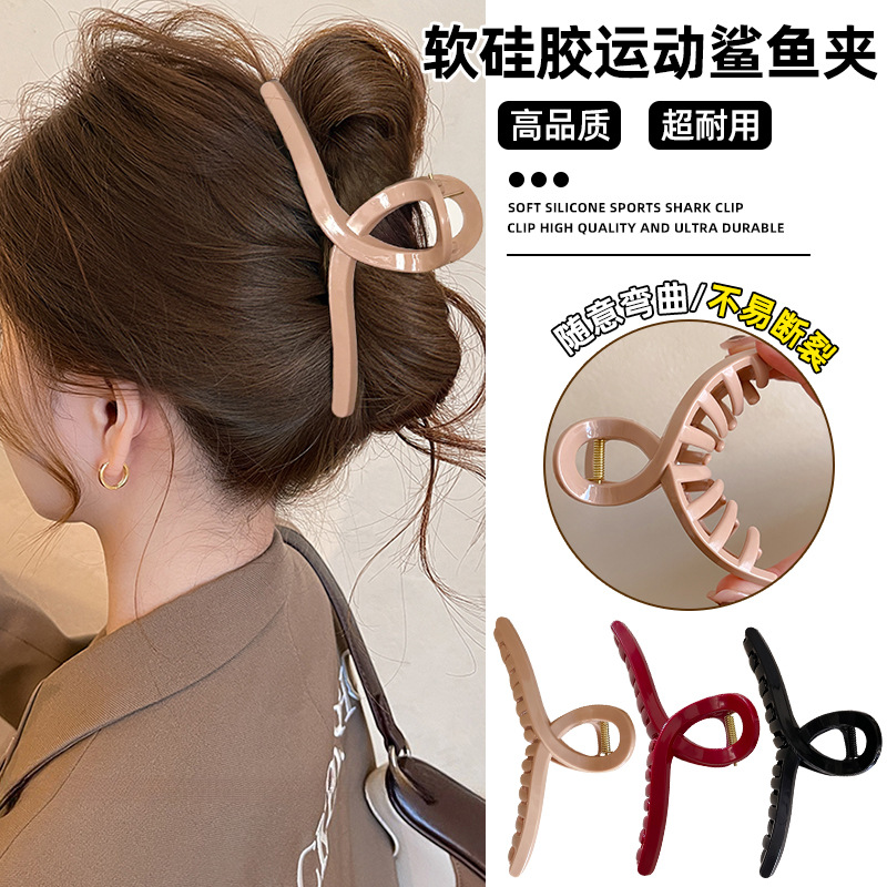 4 grandes pinces à cheveux en  - Hair Clip Claw Large avis et prix