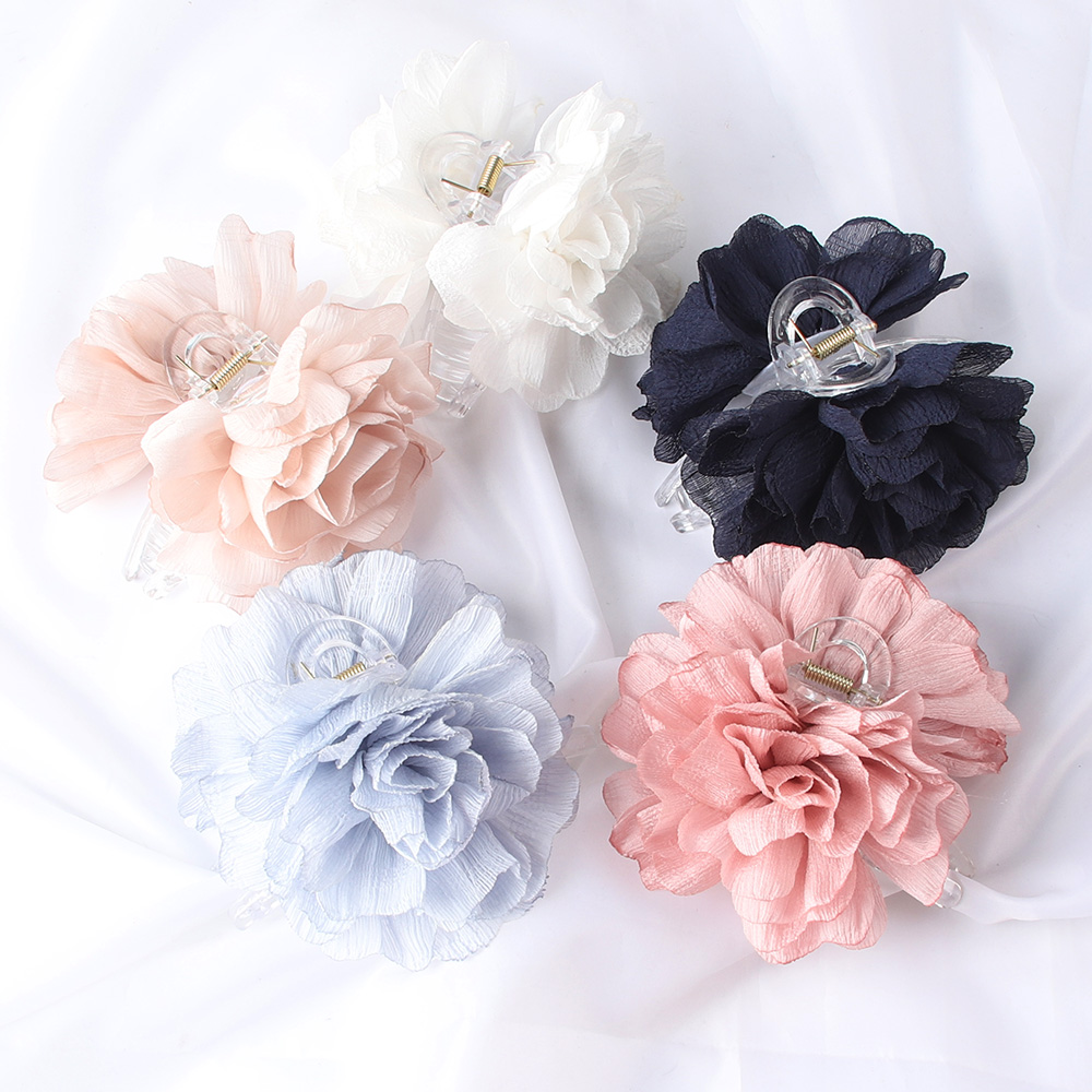 Pinces à cheveux en tissu à gr - Hair Clip Claw Large avis et prix
